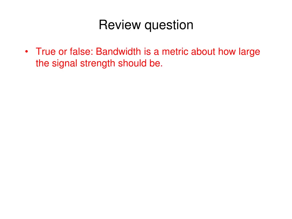review question 2
