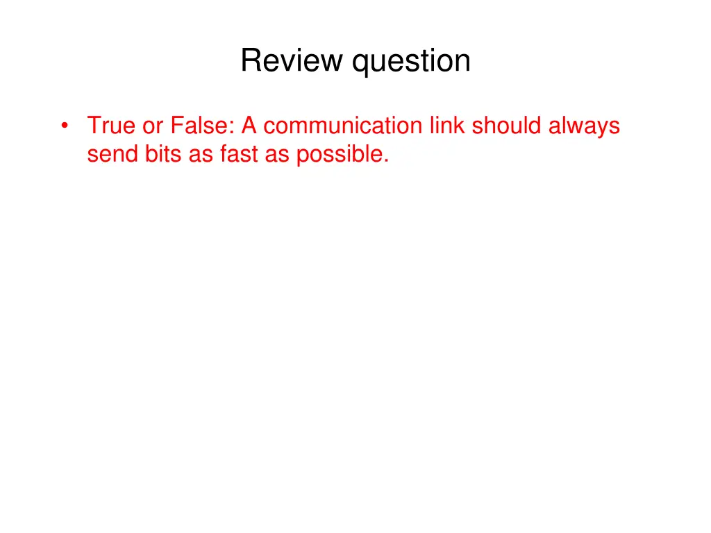 review question