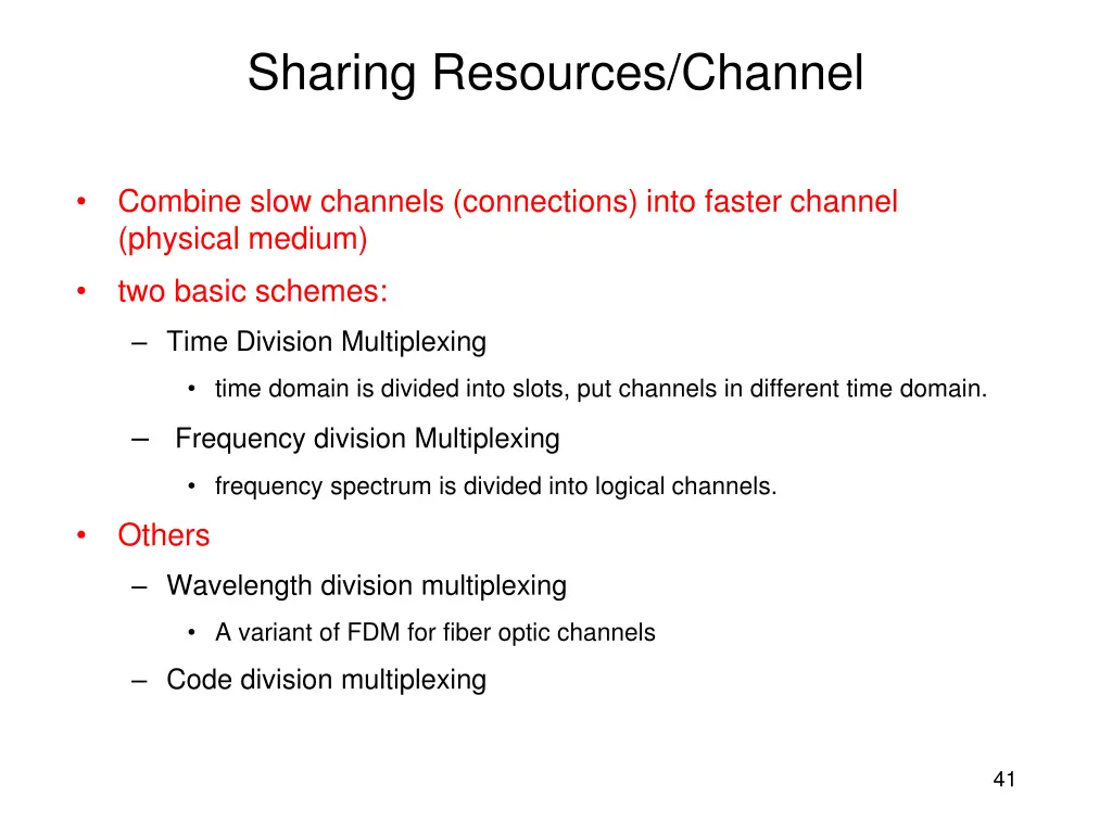 sharing resources channel
