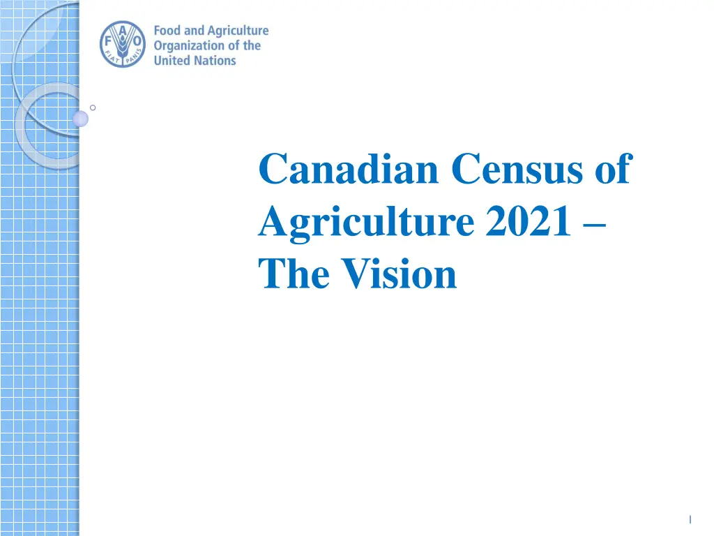 canadian census of agriculture 2021 the vision