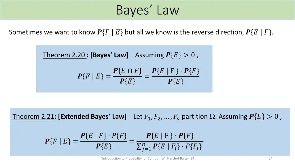 bayes law
