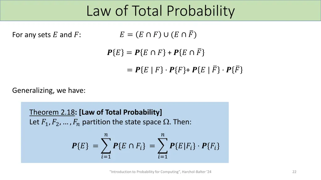 law of total probability
