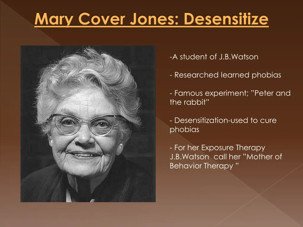 mary cover jones desensitize
