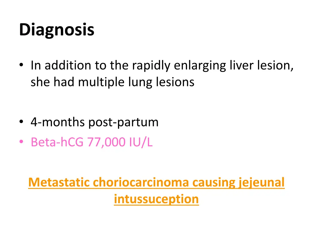 diagnosis