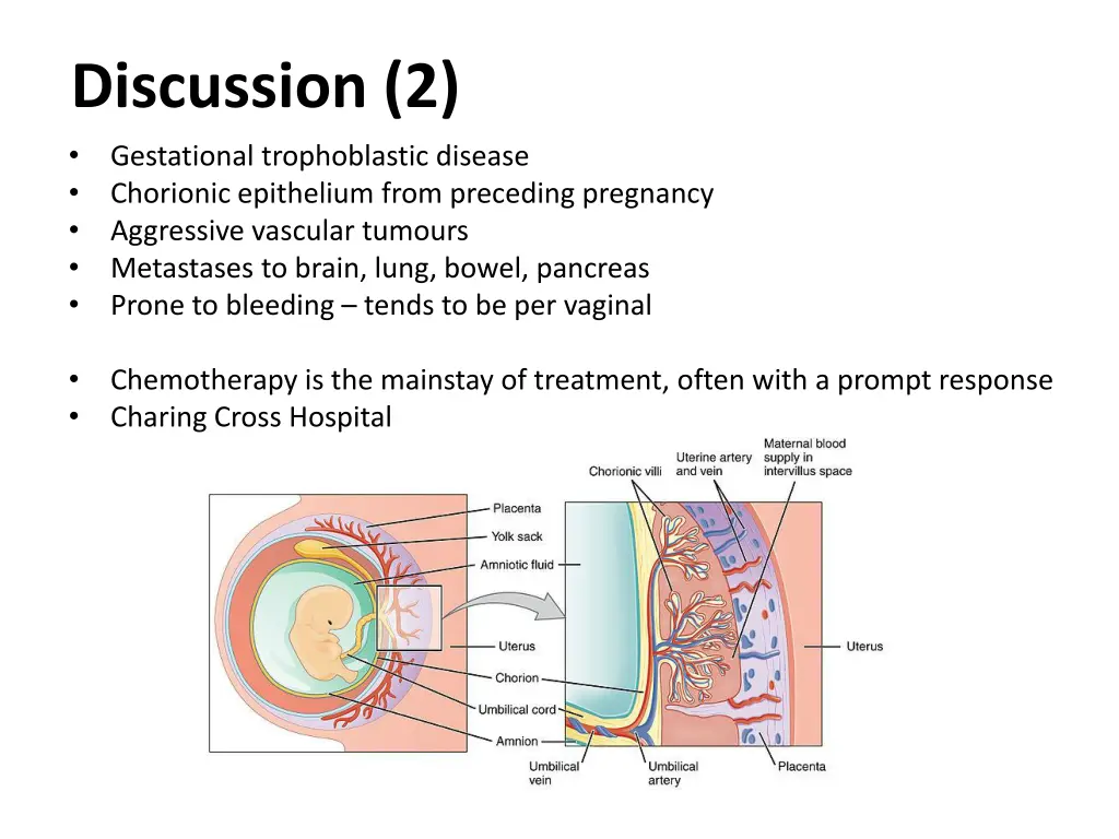 discussion 2 gestational trophoblastic disease
