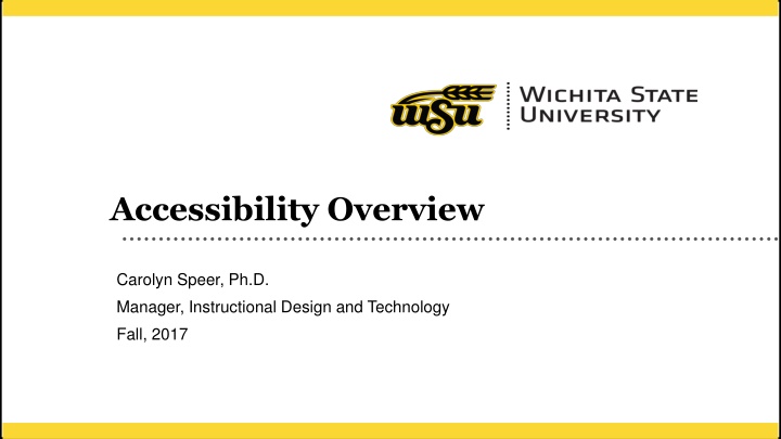 accessibility overview