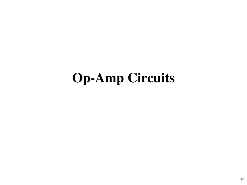 op amp circuits