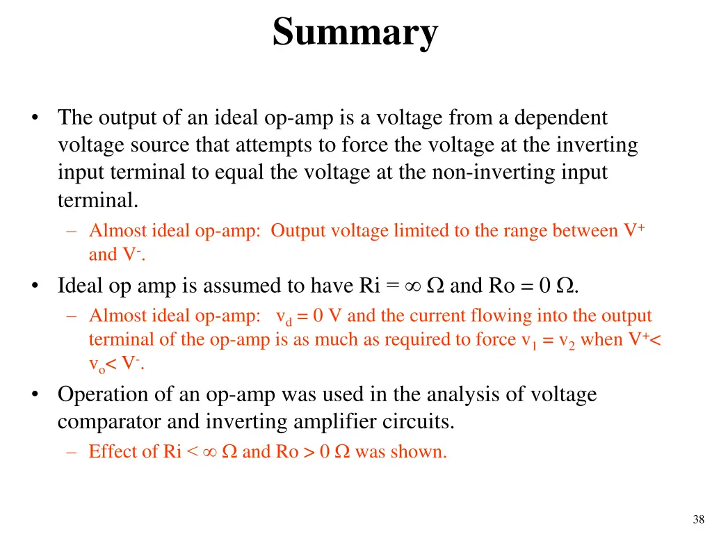 summary