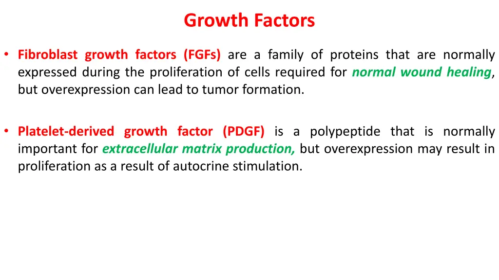 growth factors 2