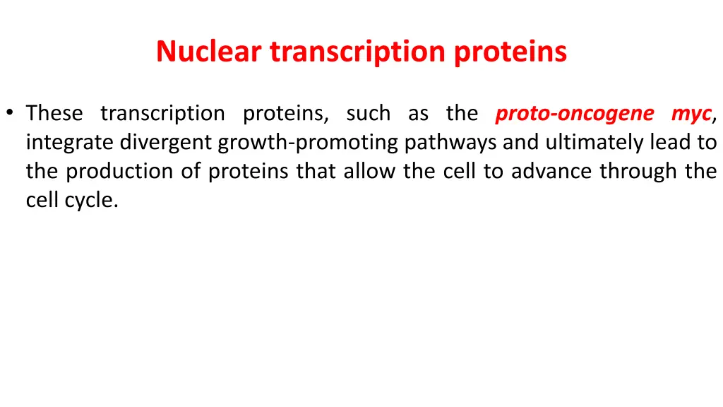 nuclear transcription proteins 1