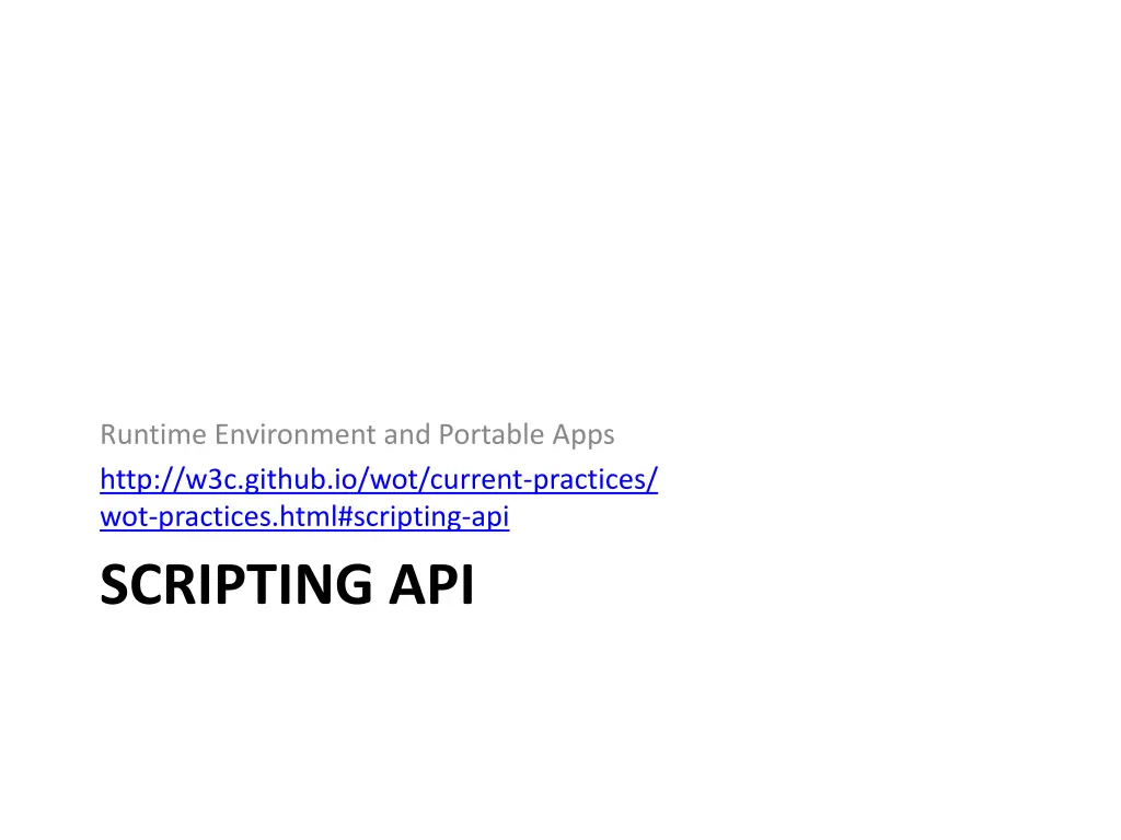 runtime environment and portable apps http