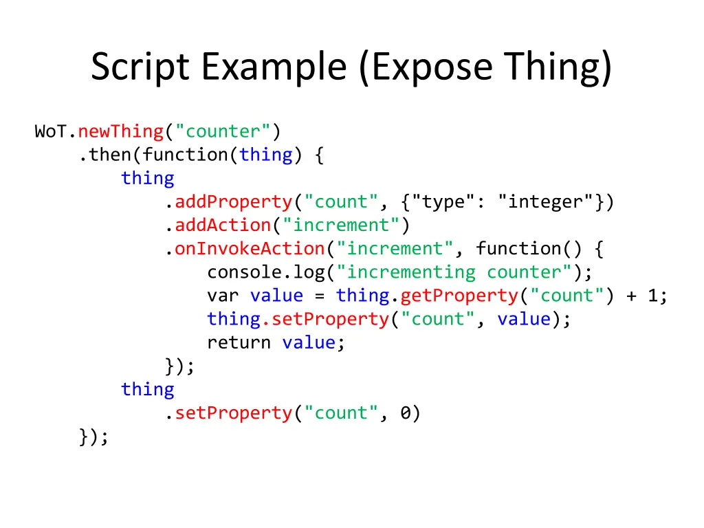 script example expose thing