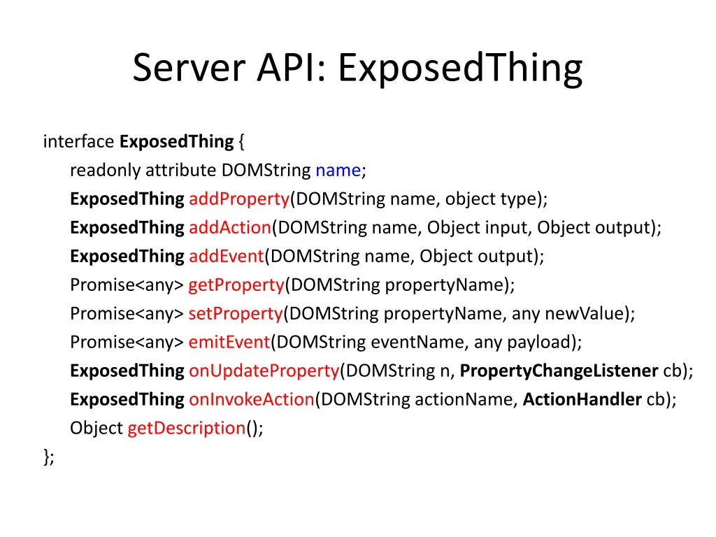 server api exposedthing