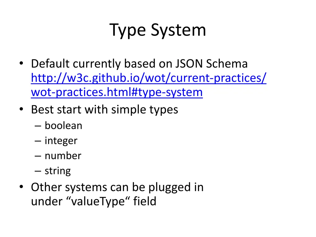 type system