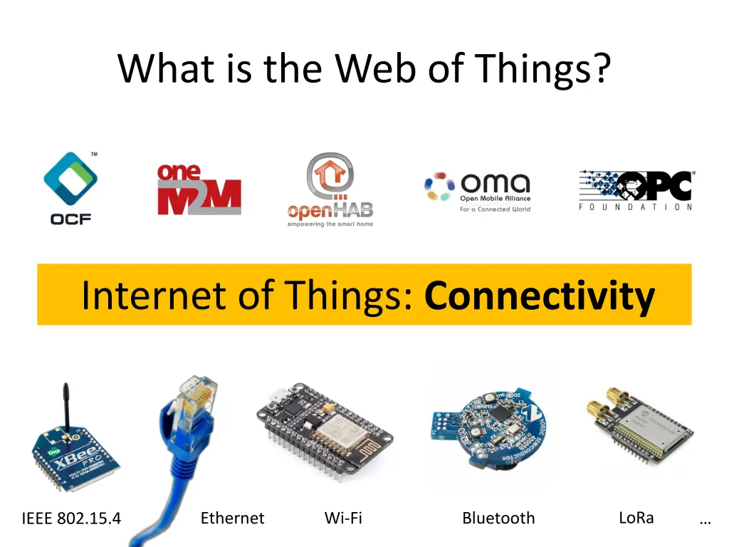 what is the web of things 1