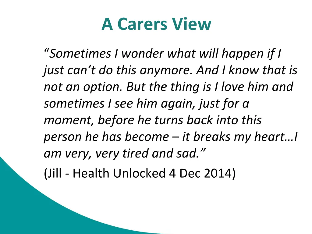 a carers view 1
