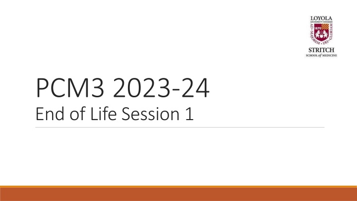 pcm3 2023 24 end of life session 1