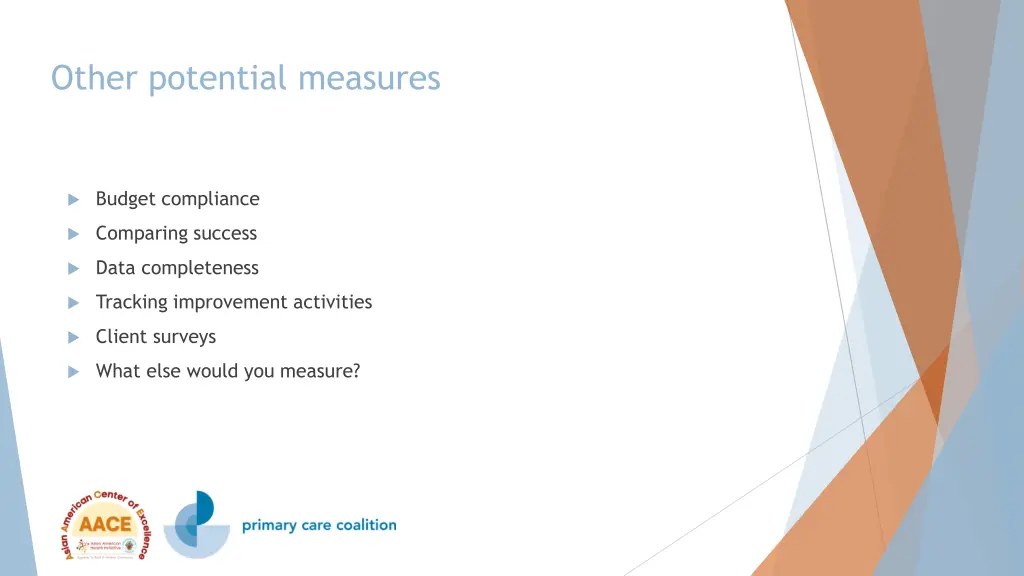 other potential measures