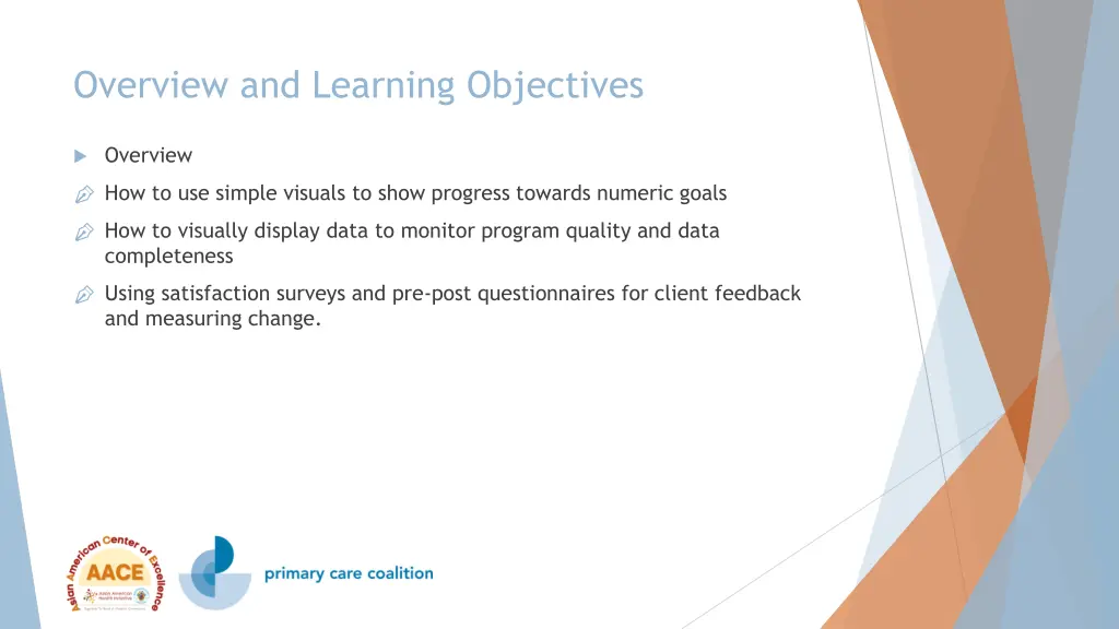 overview and learning objectives