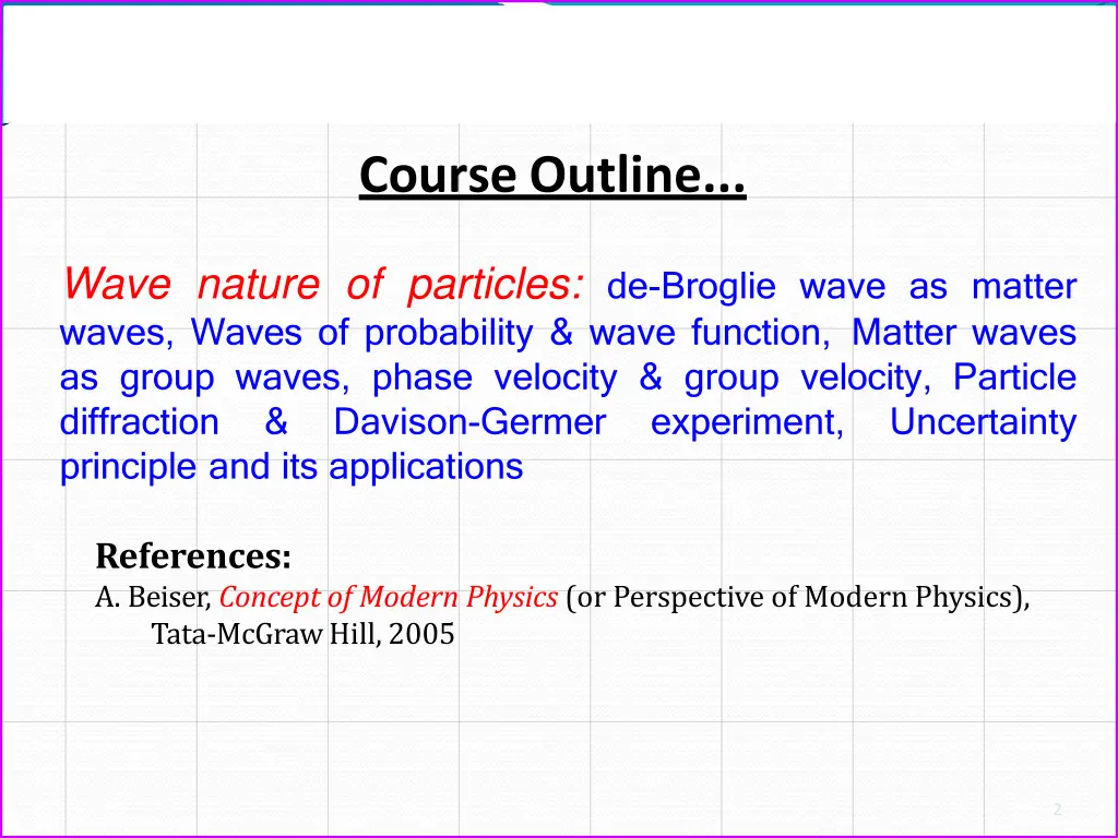 course outline