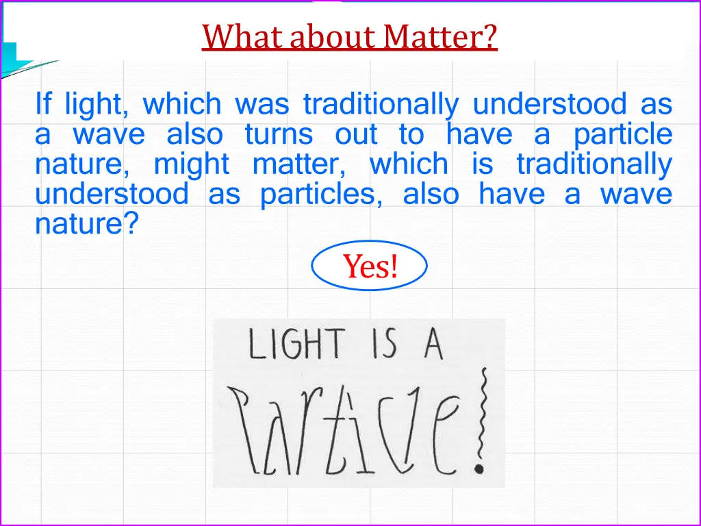 what about matter