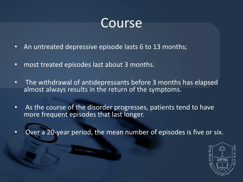 course