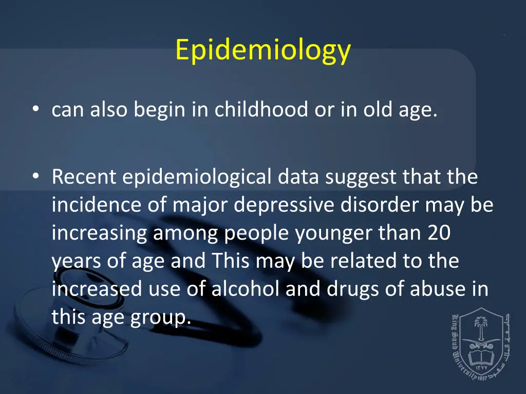 epidemiology 1