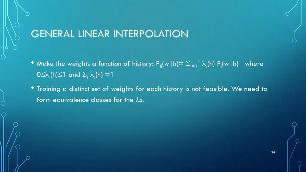general linear interpolation