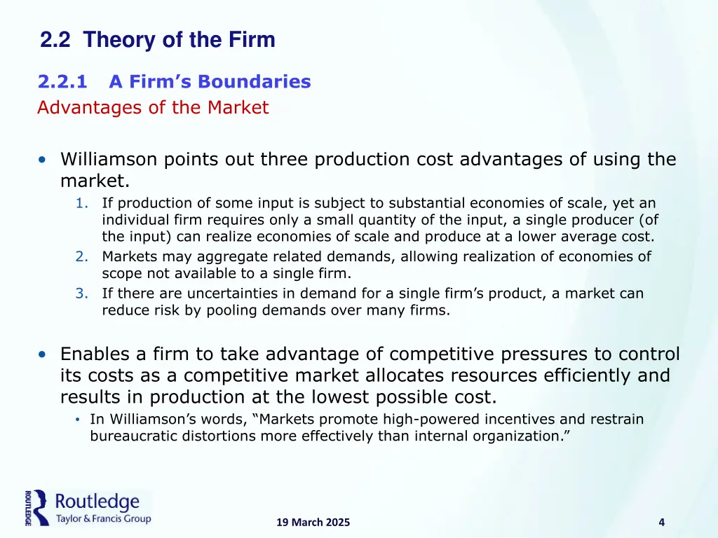 2 2 theory of the firm 1