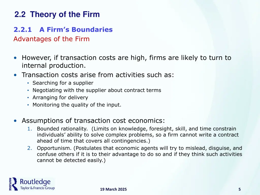 2 2 theory of the firm 2
