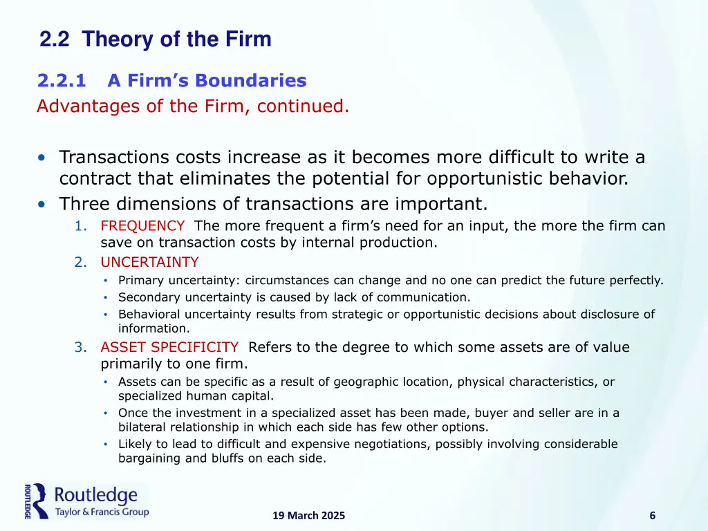 2 2 theory of the firm 3