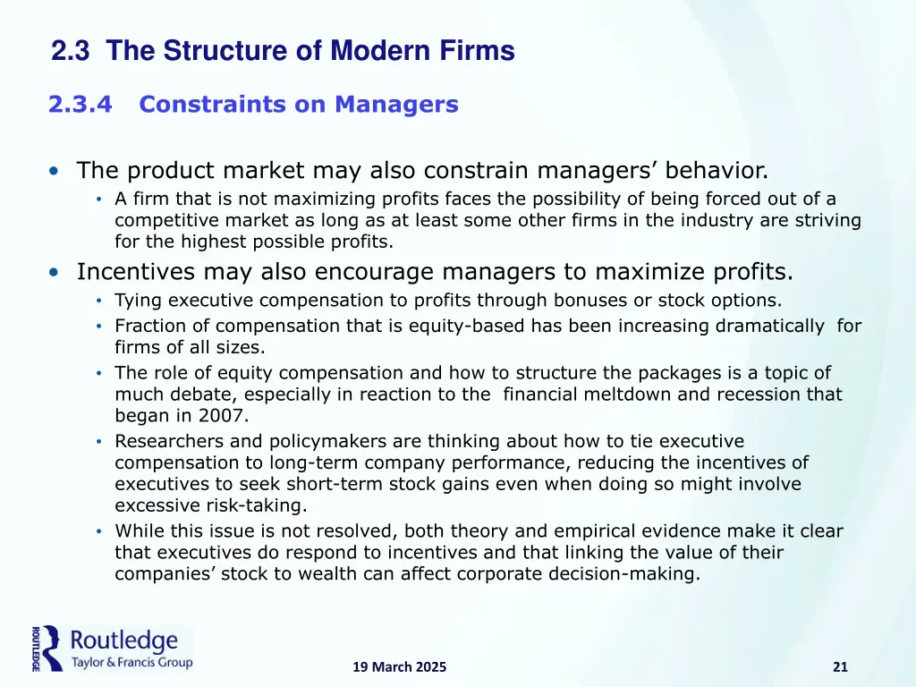 2 3 the structure of modern firms 14