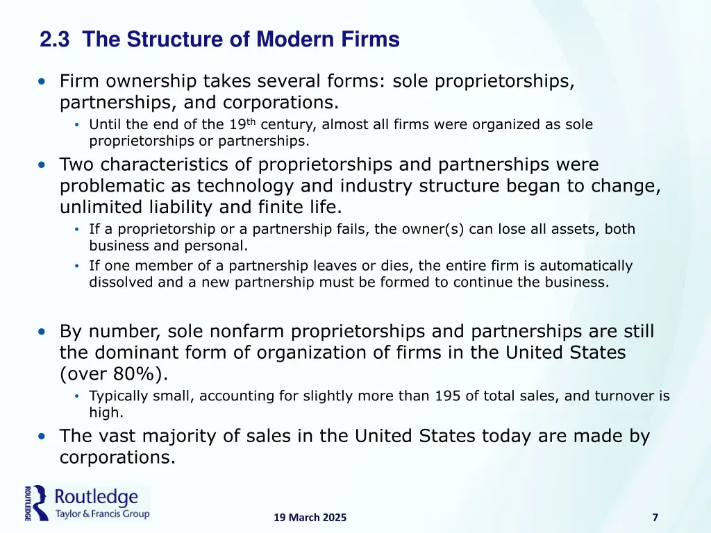 2 3 the structure of modern firms