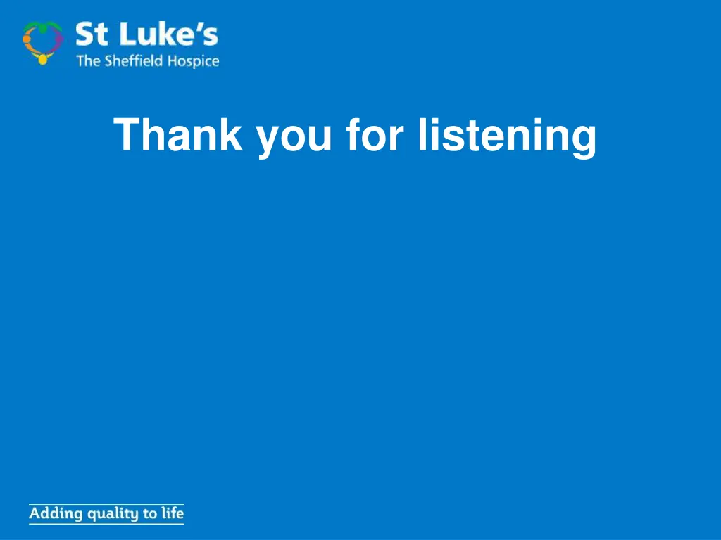 thank you for listening
