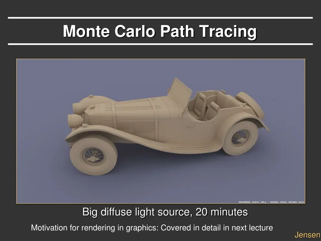 monte carlo path tracing