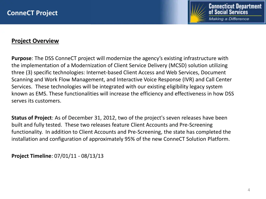 connect project