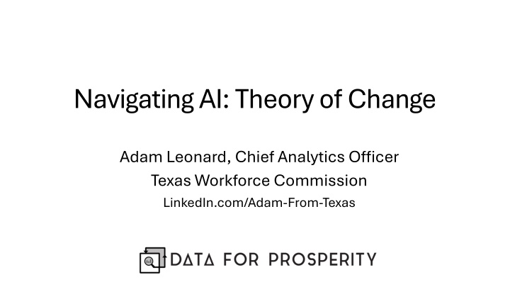 navigating ai theory of change