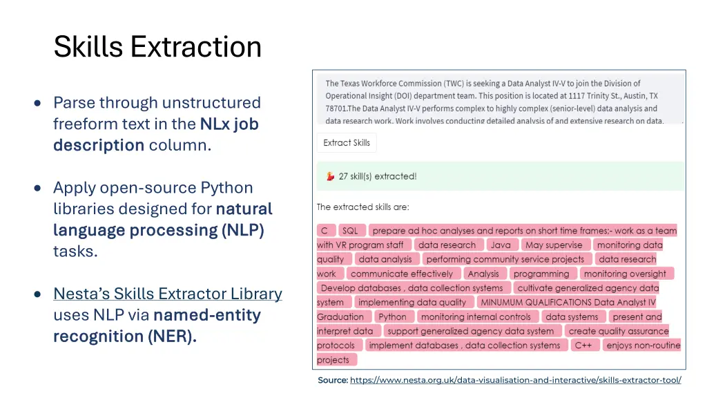 skills extraction