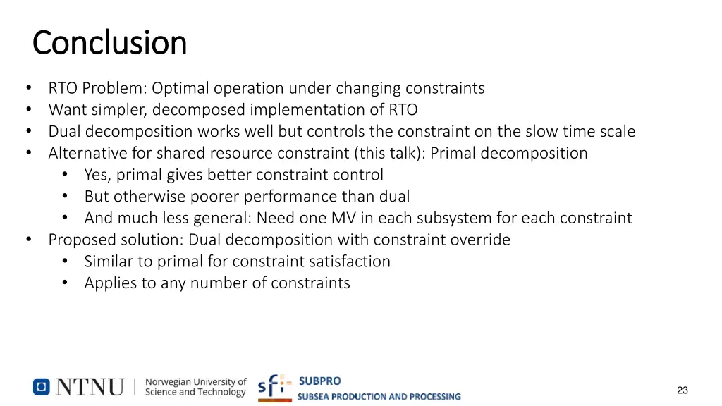 conclusion conclusion