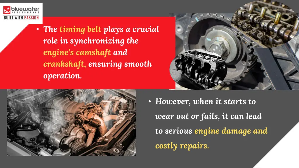 the timing belt plays a crucial role