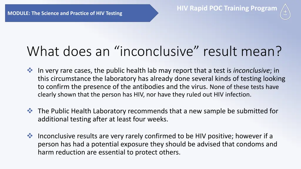 hiv rapid poc training program 13