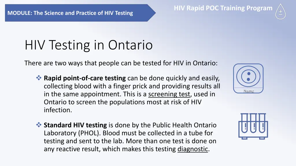 hiv rapid poc training program 2
