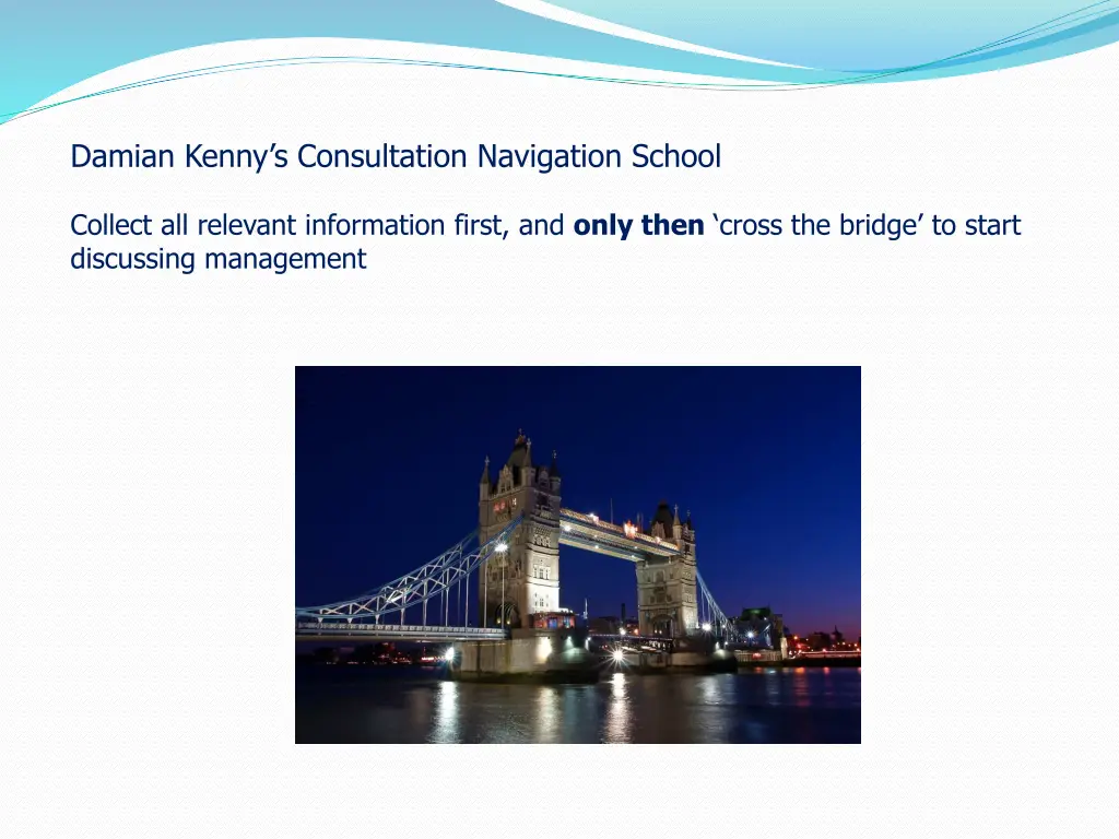 damian kenny s consultation navigation school
