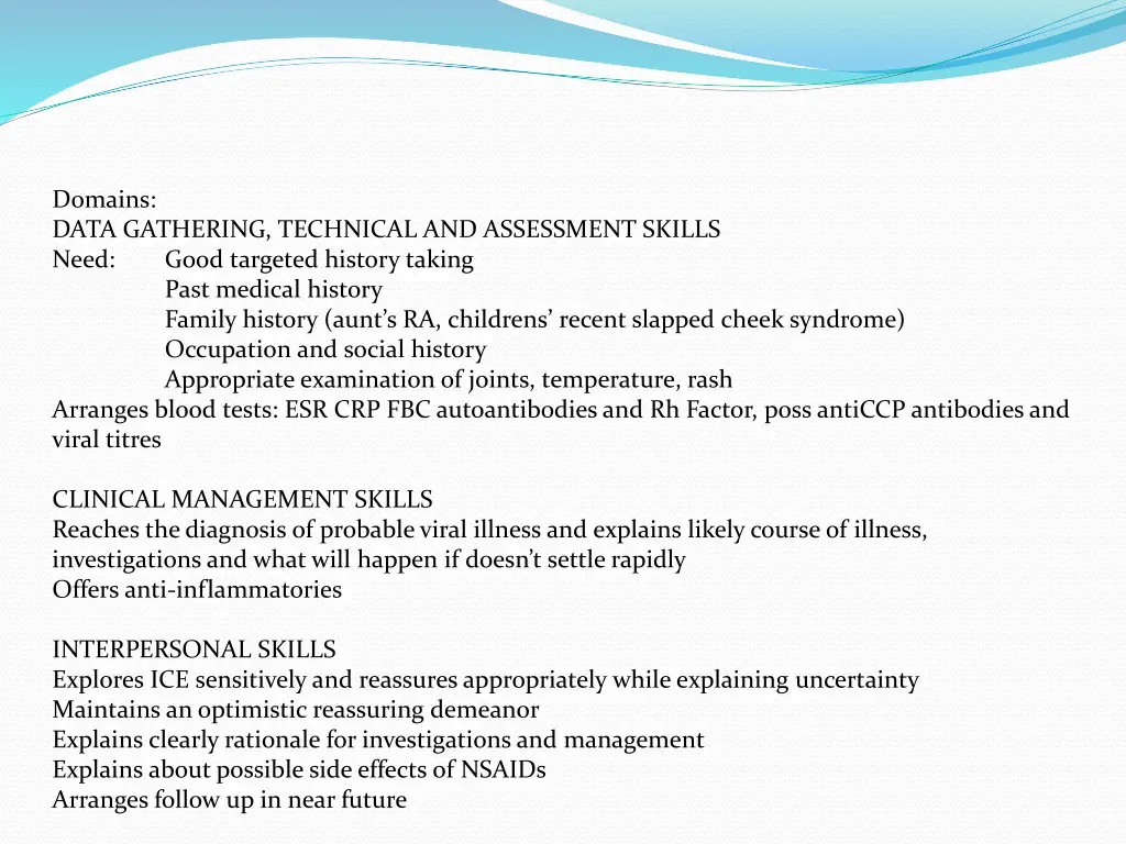 domains data gathering technical and assessment