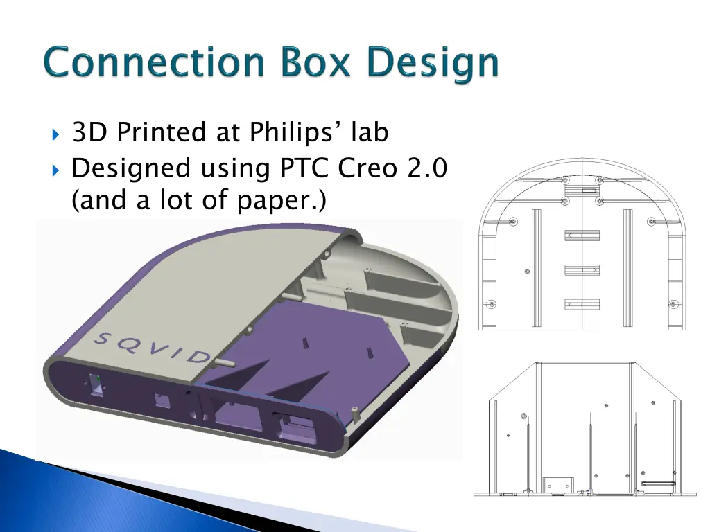 3d printed at philips lab designed using ptc creo