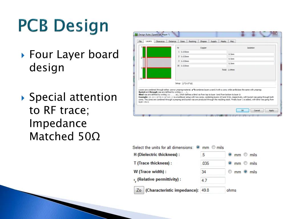 four layer board design