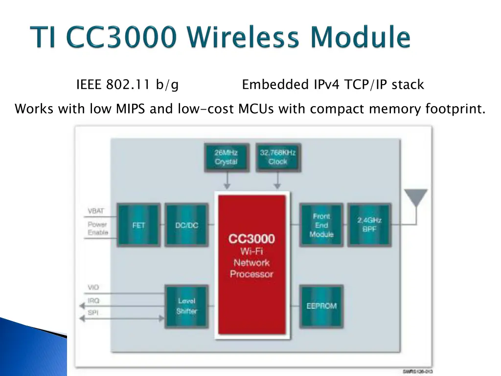 ieee 802 11 b g embedded ipv4 tcp ip stack works