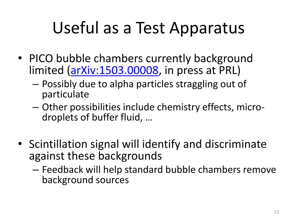 useful as a test apparatus