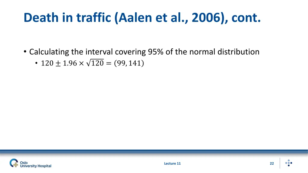 death in traffic aalen et al 2006 cont 2
