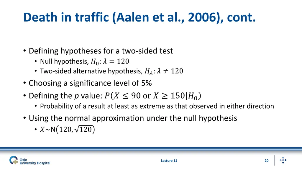 death in traffic aalen et al 2006 cont